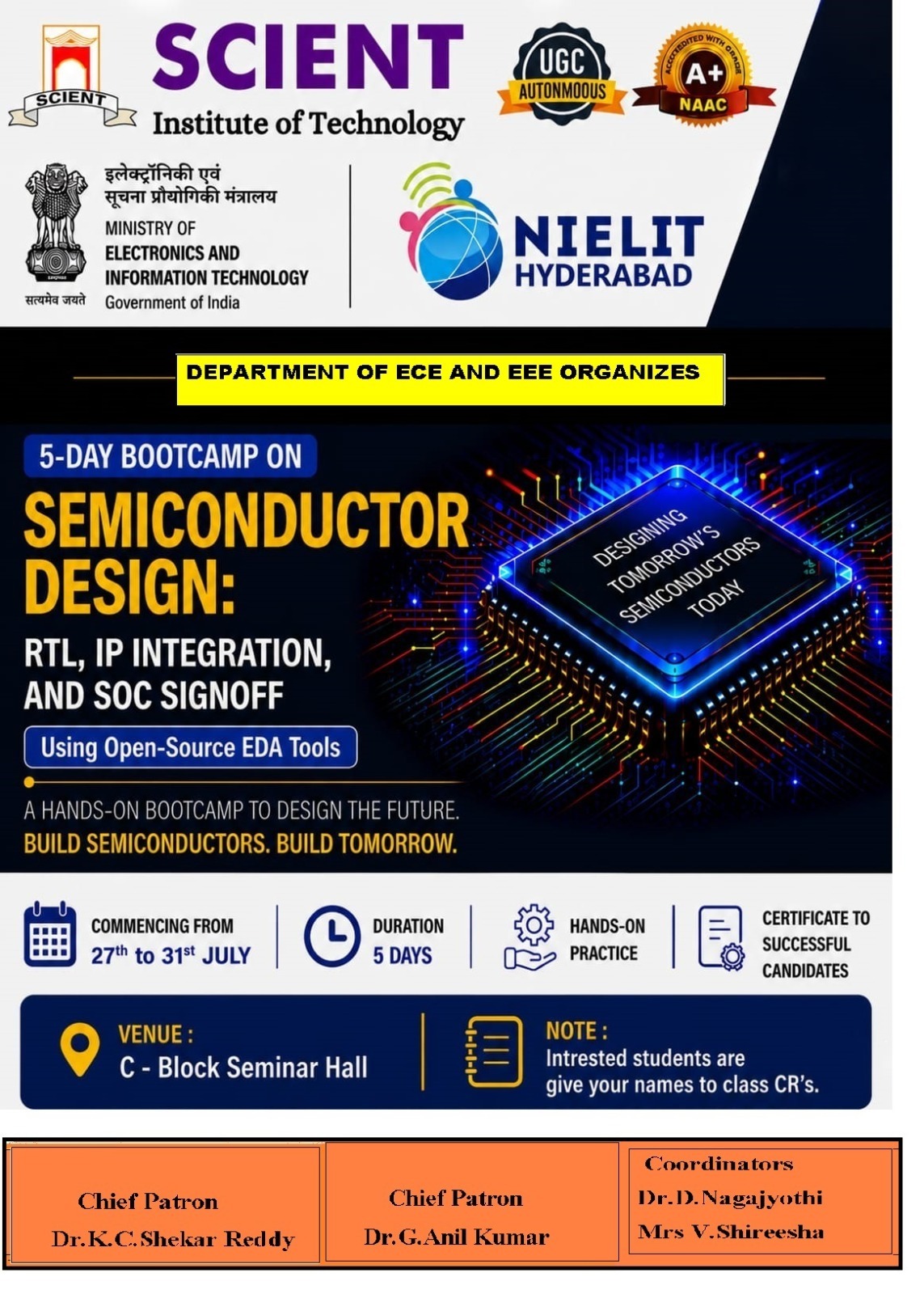 5 day Bootcamp on Seminconductor Design